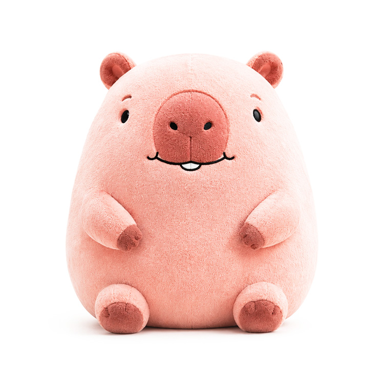 Розовая плюшевая игрушка Капибара
